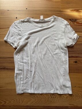 Athleta Short Sleeve Crew Tee - White